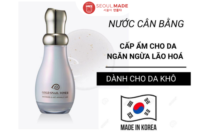 Công dụng của nước cân bằng da ốc sên