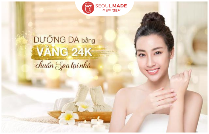 dưỡng da bằng vàng 24k