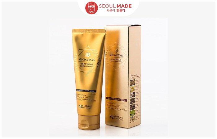 Sữa rửa mặt ốc sên vàng 24k gold & snail