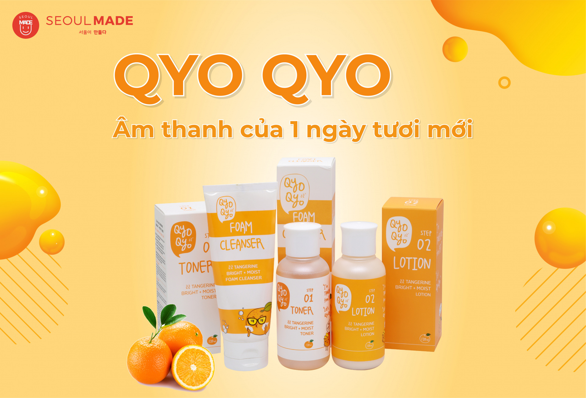 Bộ sản phẩm từ vỏ quýt đảo Jeju