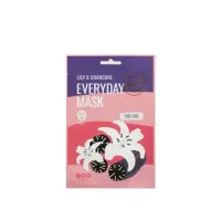 Mặt nạ chăm sóc lỗ chân lông và dưỡng ẩm Dearboo Lily & Charcoal Everyday Mask